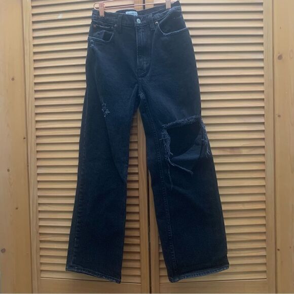 Abercrombie & Fitch 90’s Relaxed High Rise Jeans Size 0 - Picture 4 of 6